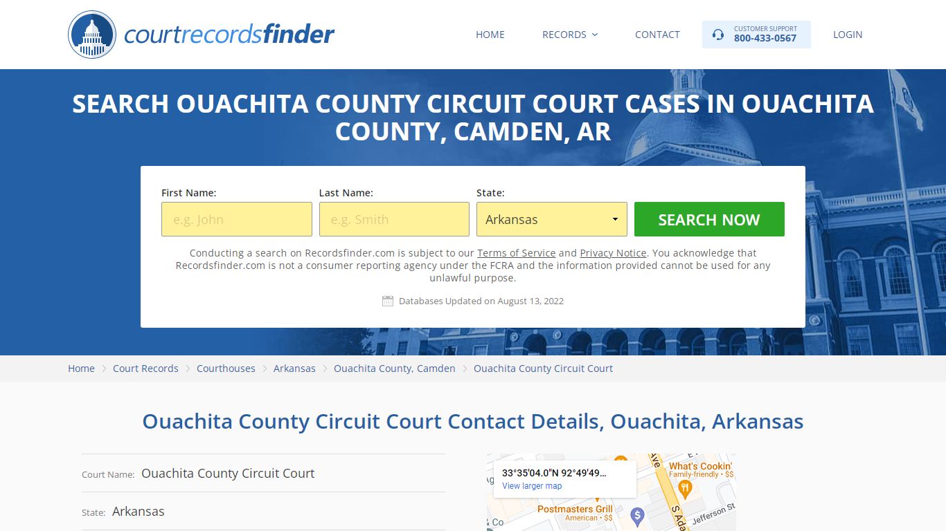 Ouachita County Circuit Court Case Search - Ouachita ...